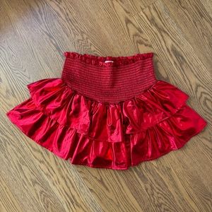 NWOT Queen of Sparkles Red short size L